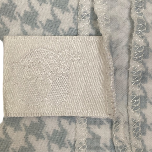 Boppy blanket cotton swaddle in blue and white Size OS - Picture 4 of 8